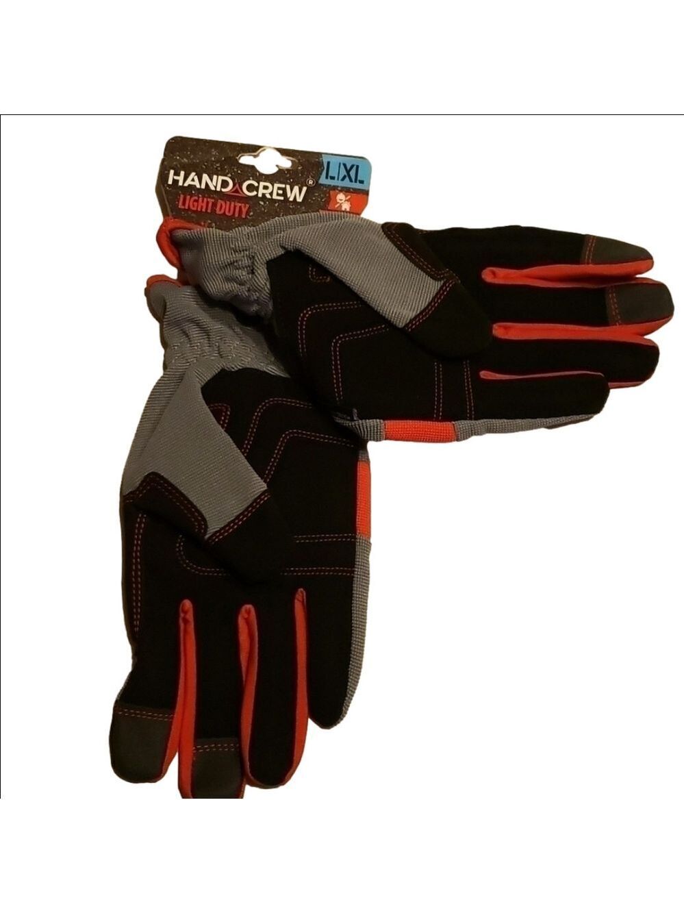 UNISEX Work Gloves Synthetic Leather Hand Crew Light Duty Multi Purpose Gloves